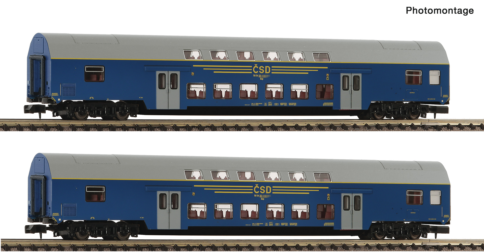 6260092 CSD Doppelstockwagen Bap Set 2tlg. Ep.4