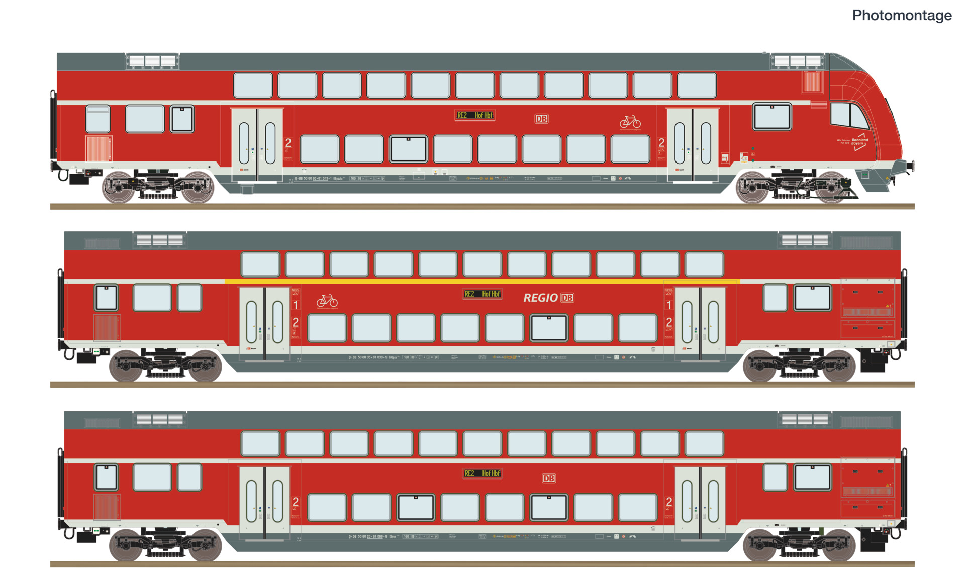 6210248 DBAG Doppelstockwagen Set 3tlg. Ep.6