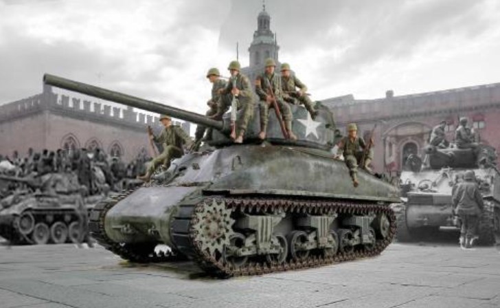 6568 M4A1 Sherman with U.S. Infantry