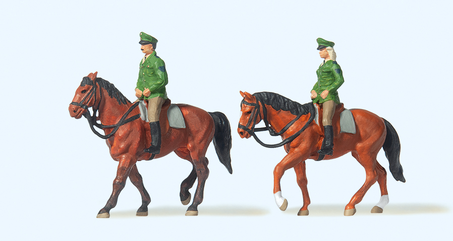 Preiser 10390 Berittene Polizei. Deutschland