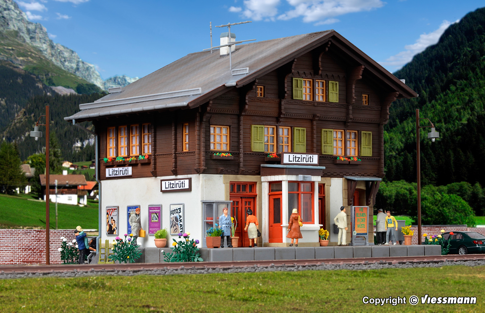 Kibri 39497 Bahnhof Litzirüti