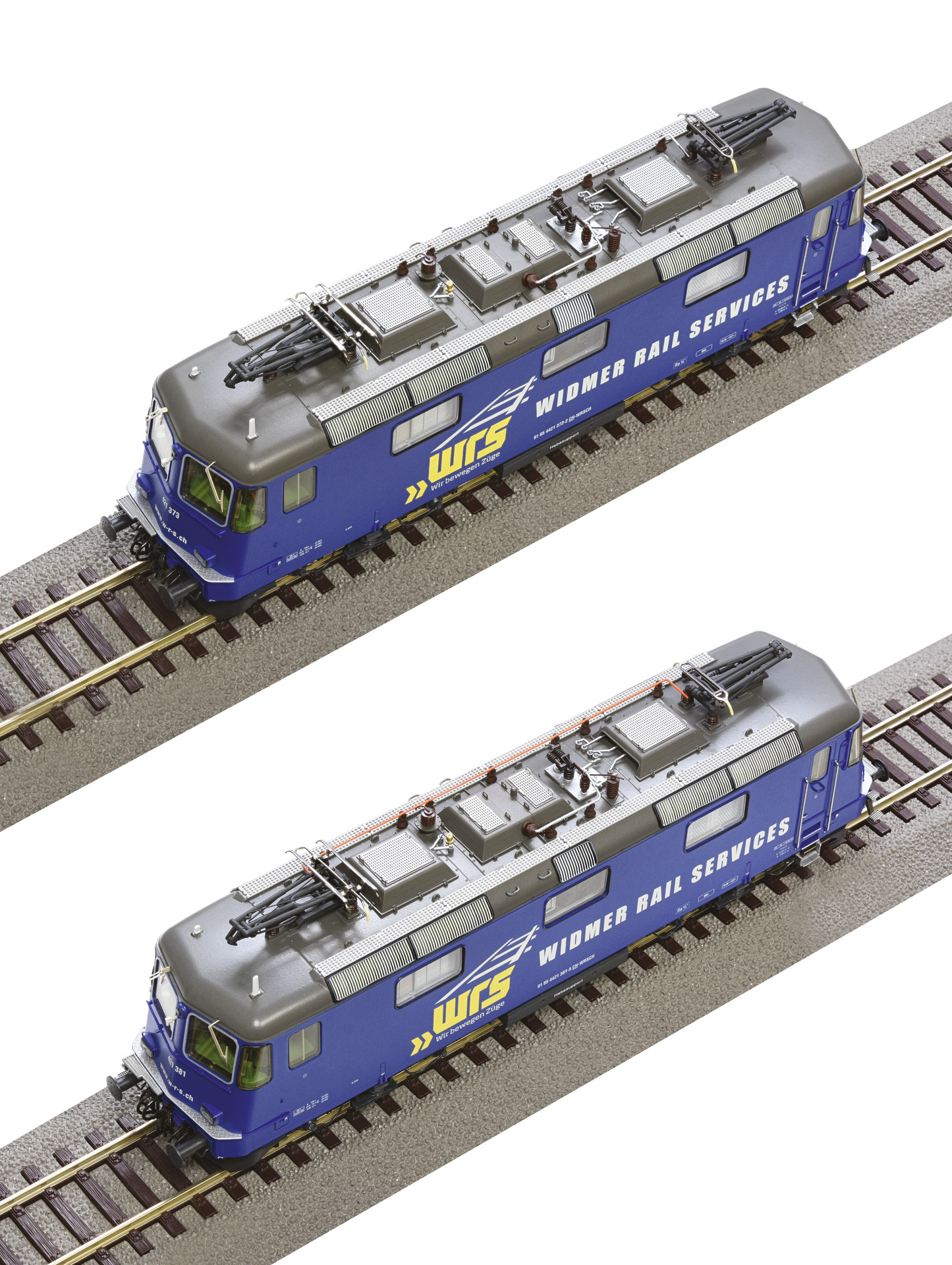 7500045 WRS 2-tlg. Set: E-Lok 421 373 + 383 Ep.6