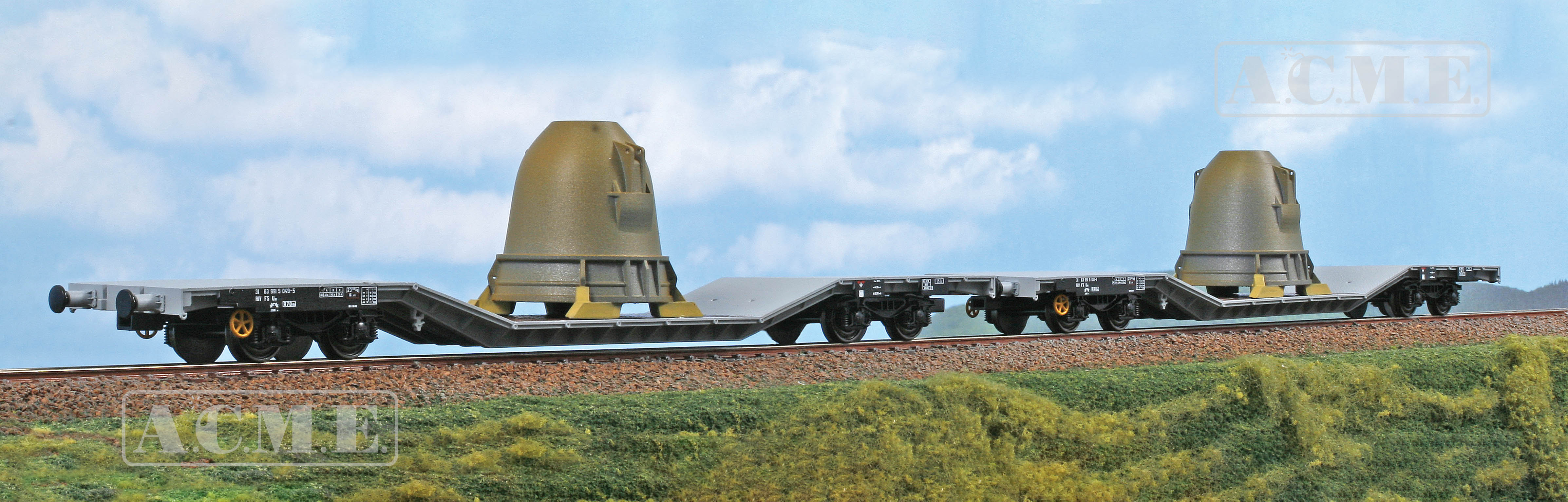 ACME 45191 FS Tiefladewagen-Set Uai 2-tlg. Ep.5