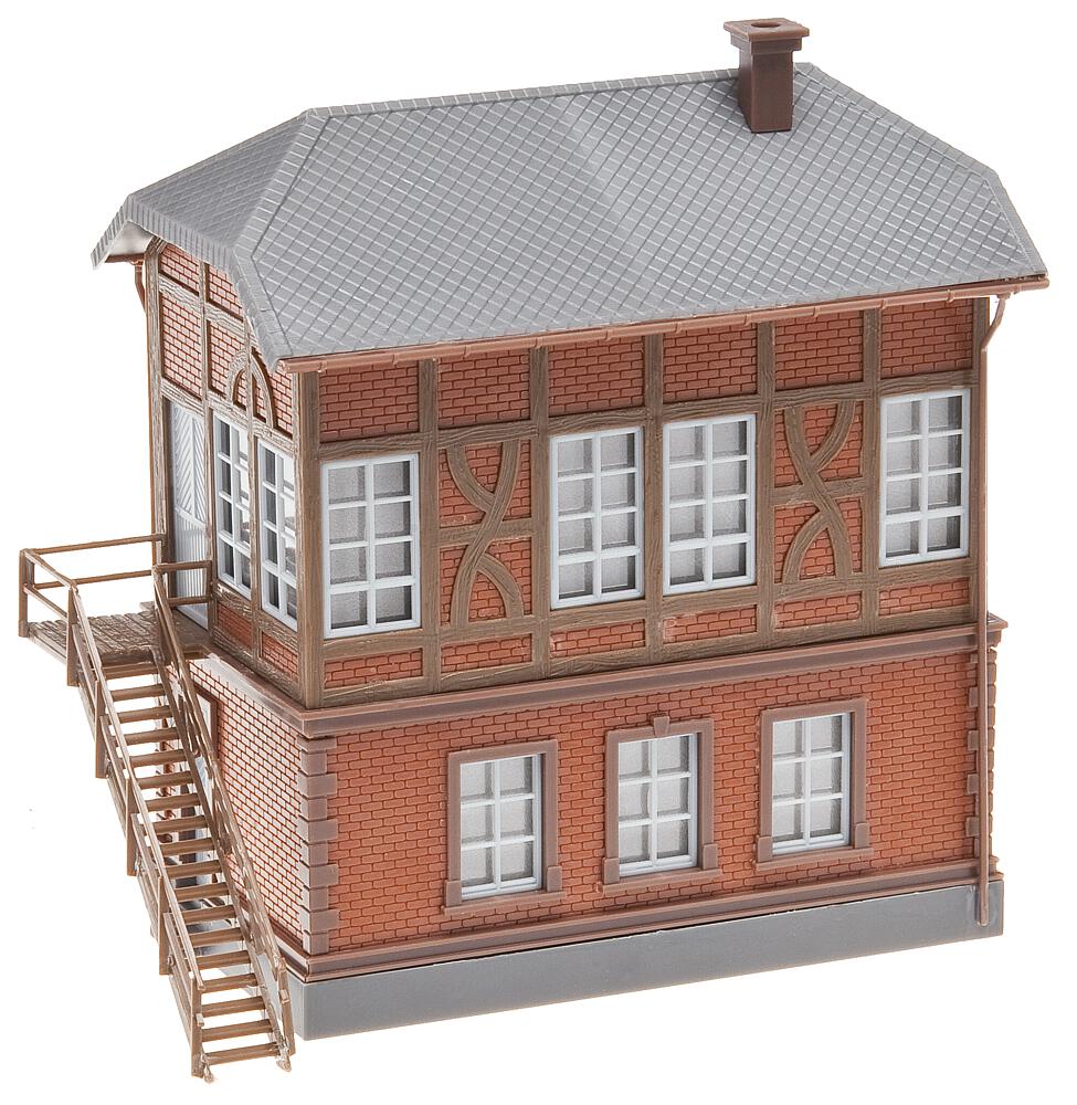 120121 Stellwerk in Ziegelbauweise