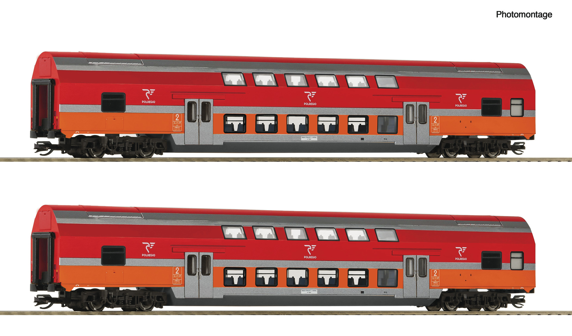 6280047 Polregio Doppelstockwagen-Set 2-tl Ep.6