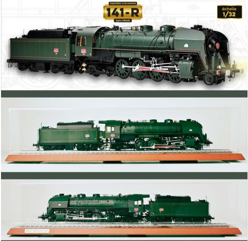 10125 Bausatz: Dampflok 141R m. Tender SNCF