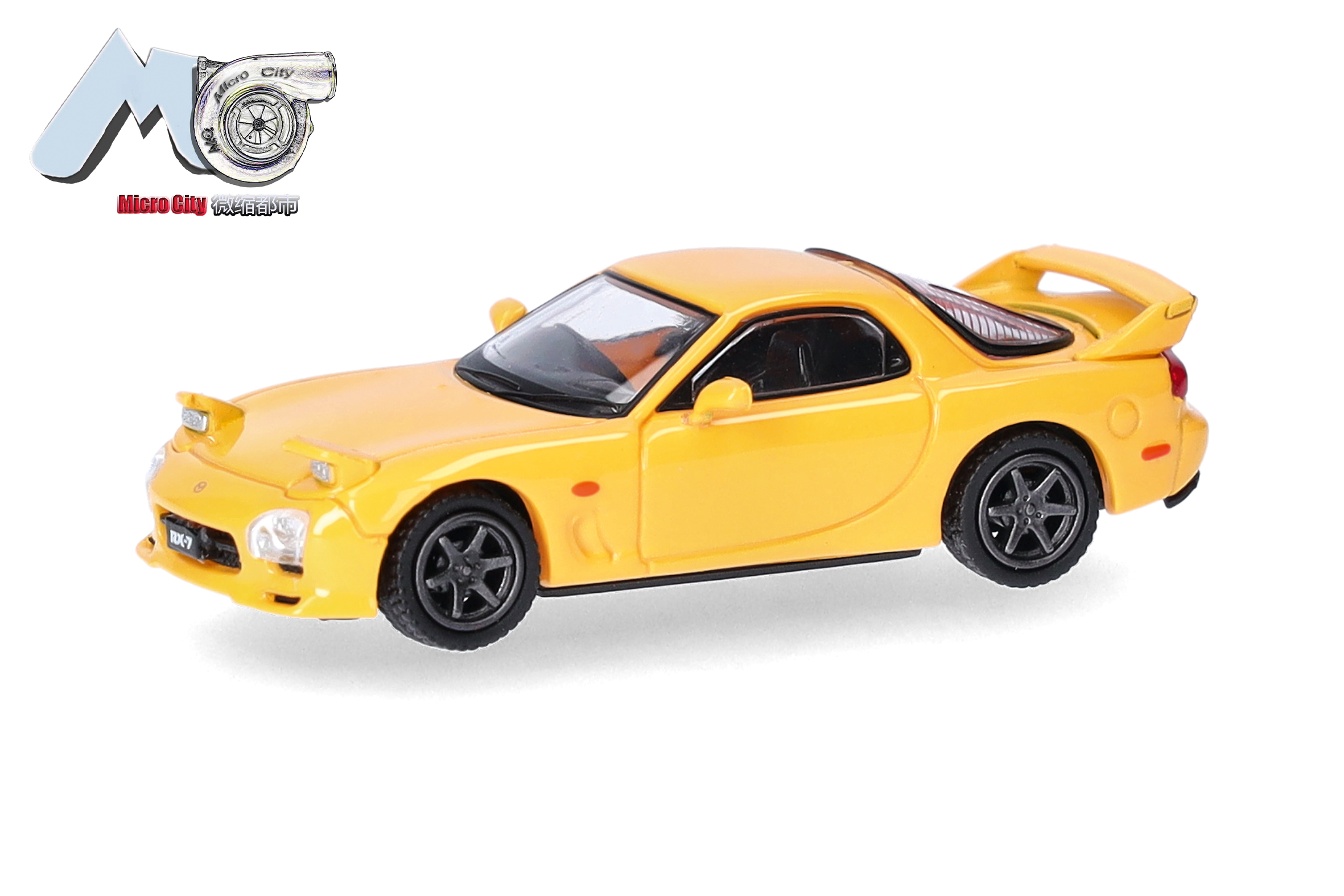 87MC000154 MicroCity: Mazda RX-7 gelb