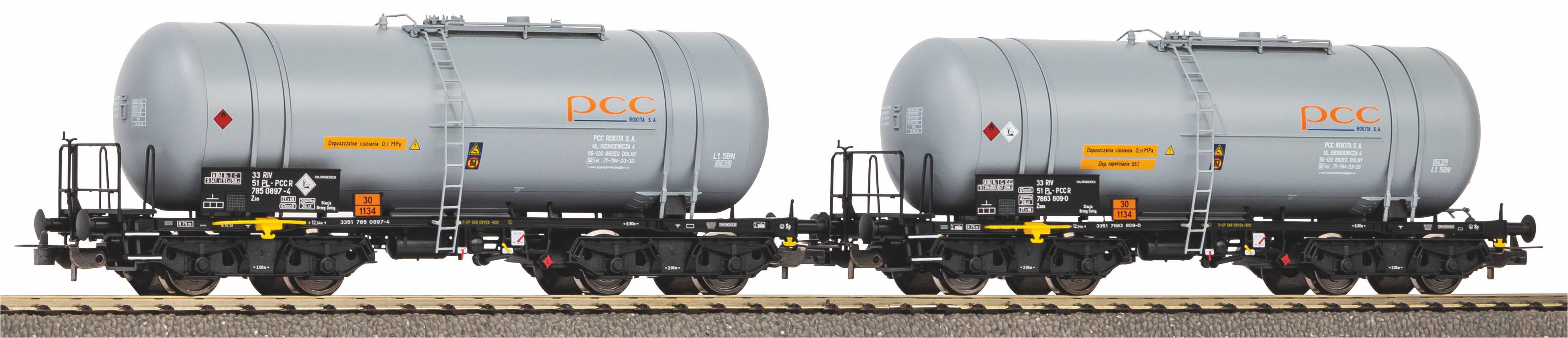 Piko 58283 PKP Kesselwagen 406Ra Set 2-tlg. Ep.4
