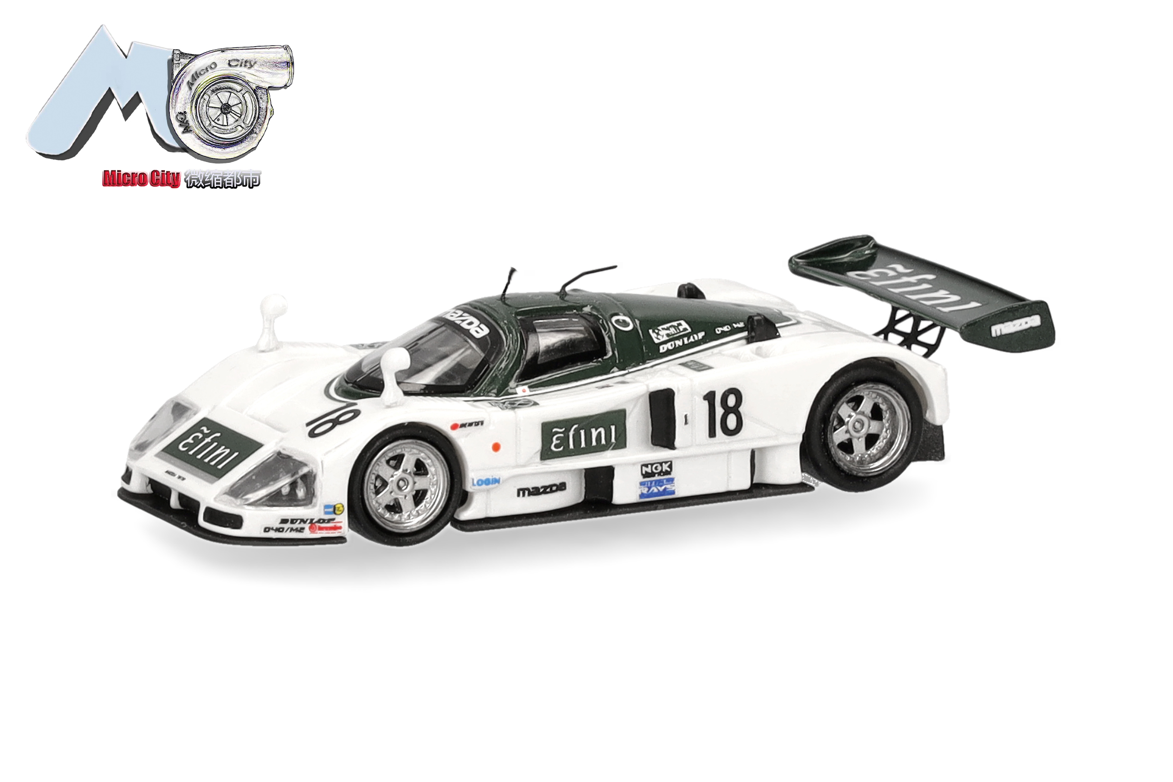 87MC000081 MicroCity: Mazda 787B #18 weiß