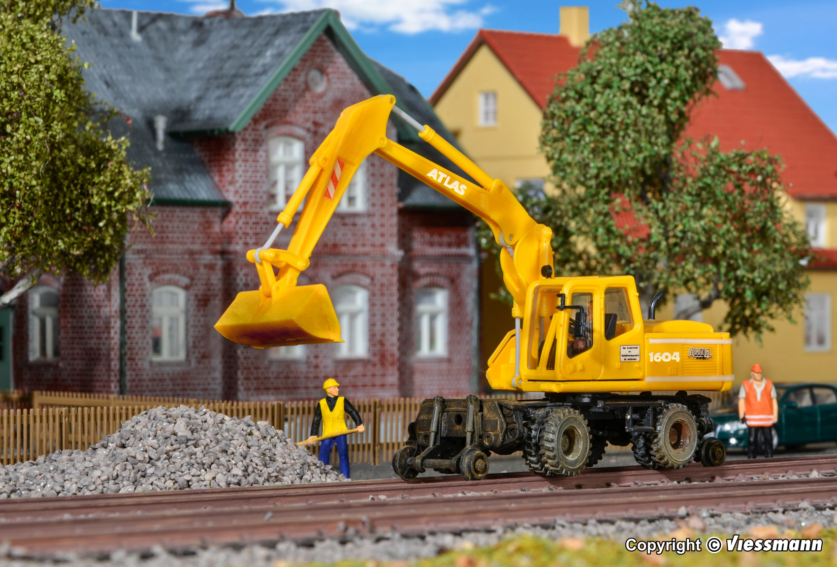 16312 Atlas Zweiwege Bagger Gleisbau