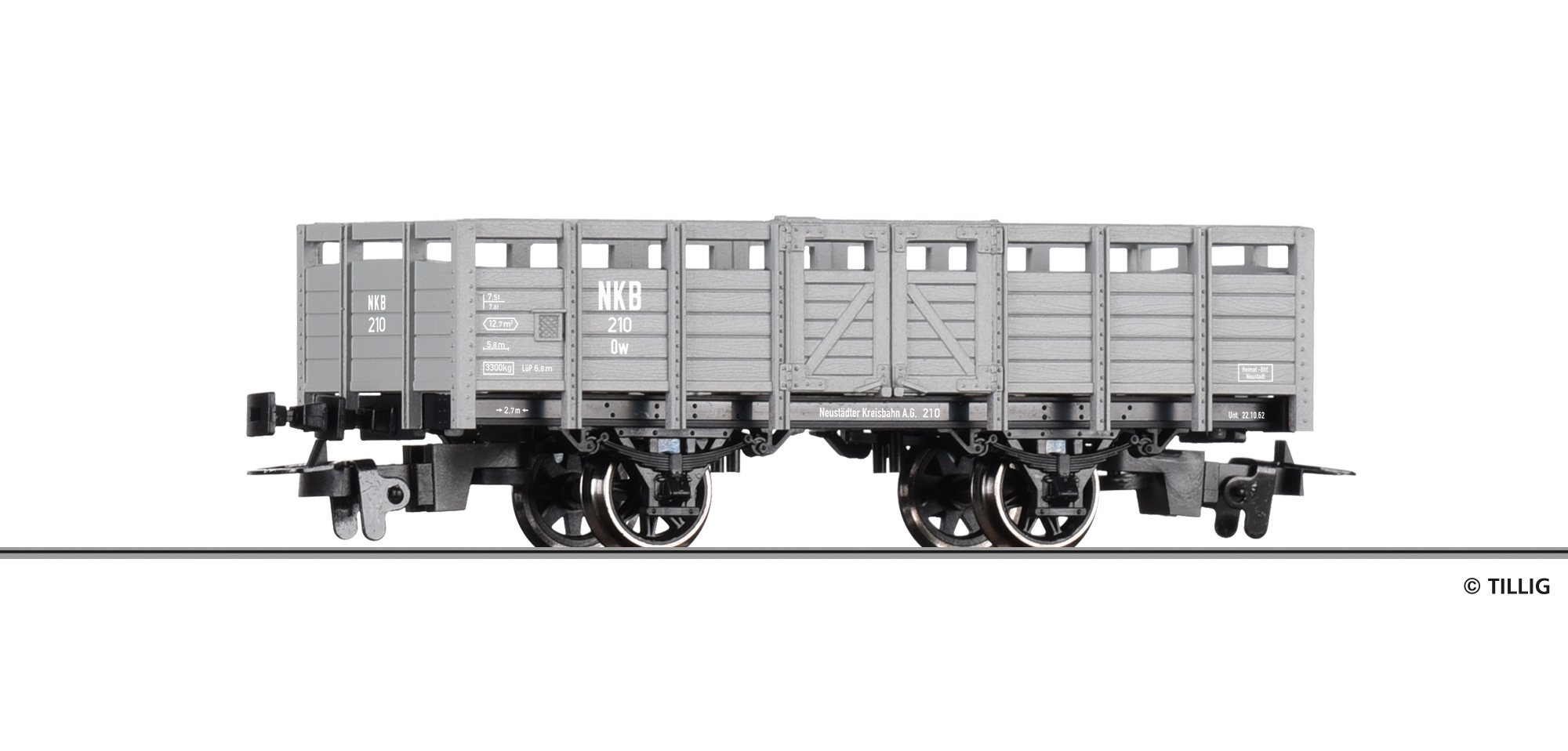 15900 Offener Güterwagen der NKB