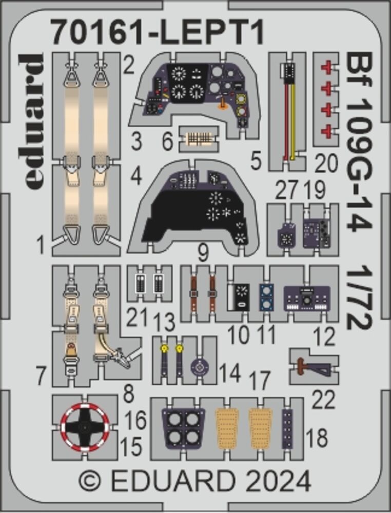 Eduard 70161 Bf 109G-14 - PROFIPACK