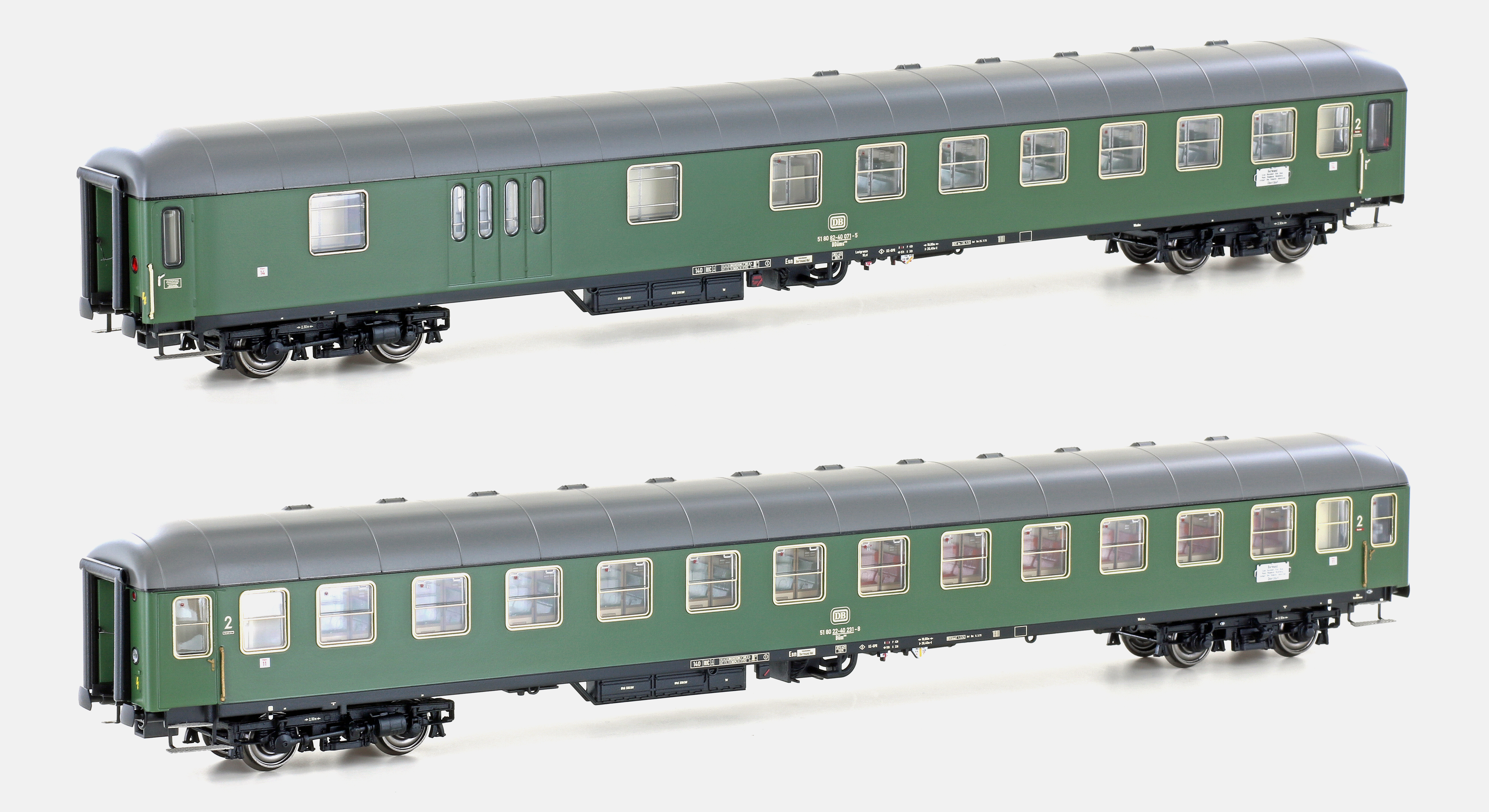43039 DB Personenwagen-Set 2-tlg D1213 Ep.4 AC