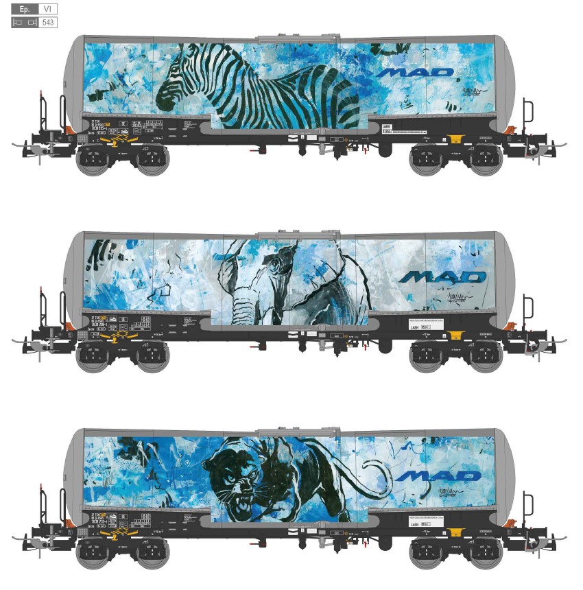 Sudexpress S783902 BSAS MAD Kesselwagen-Set 3-tlg. Ep.6