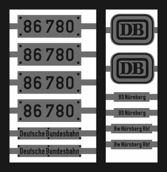 Weinert 91066 Neusilberschilder für 86 780