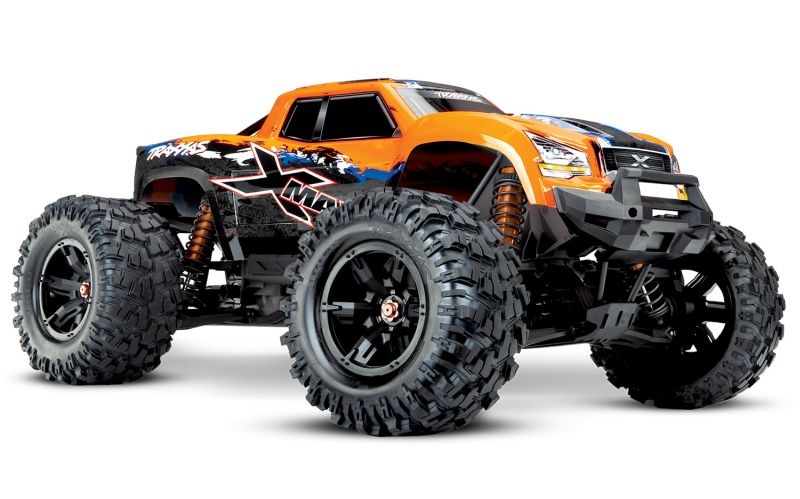 TRX77086-4ORNGX SLVR X-Maxx 4x4 VXL orange-X 1/7 MT RTR