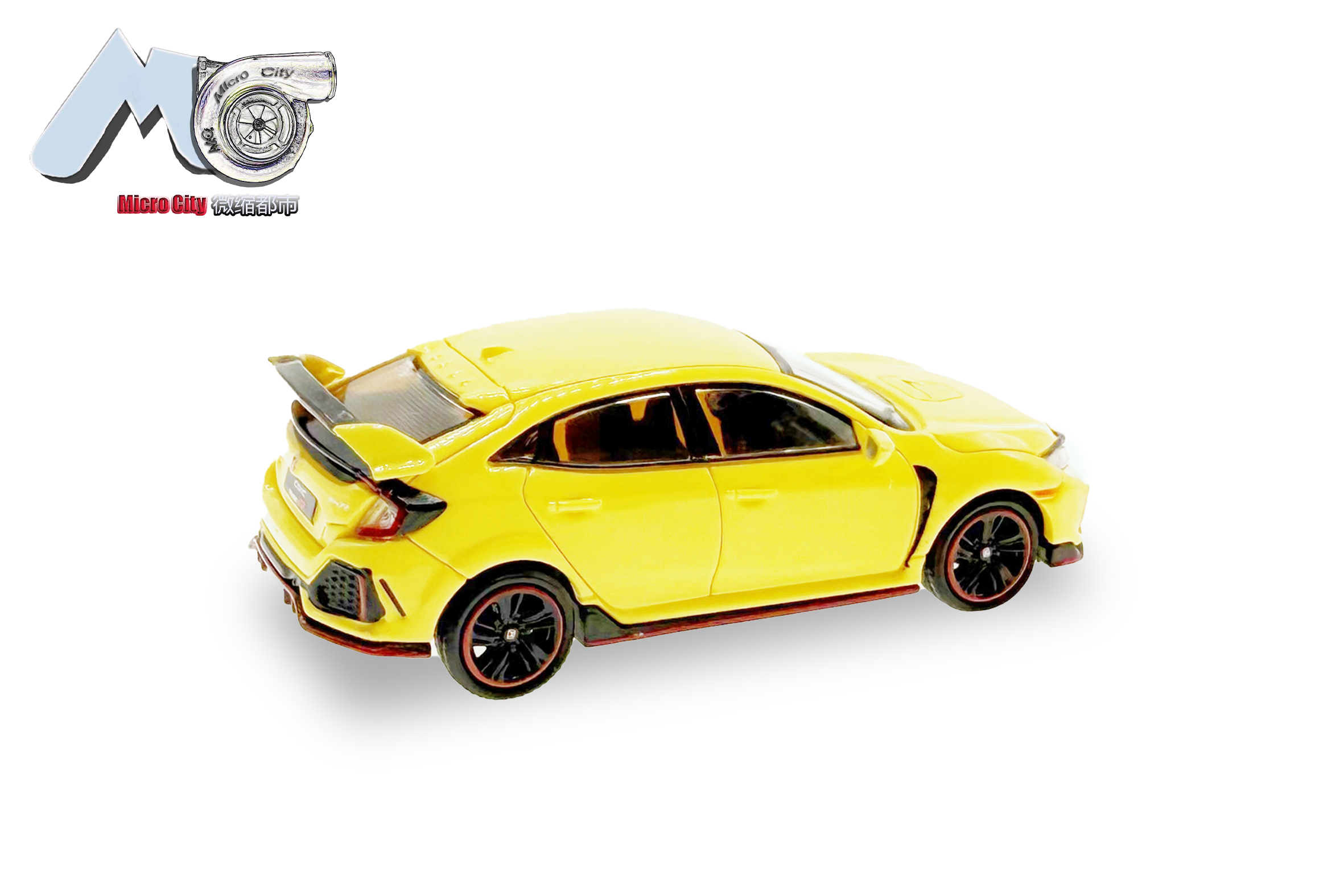Herpa 87MC000044 MicroCity: Honda Civic Type R gelb