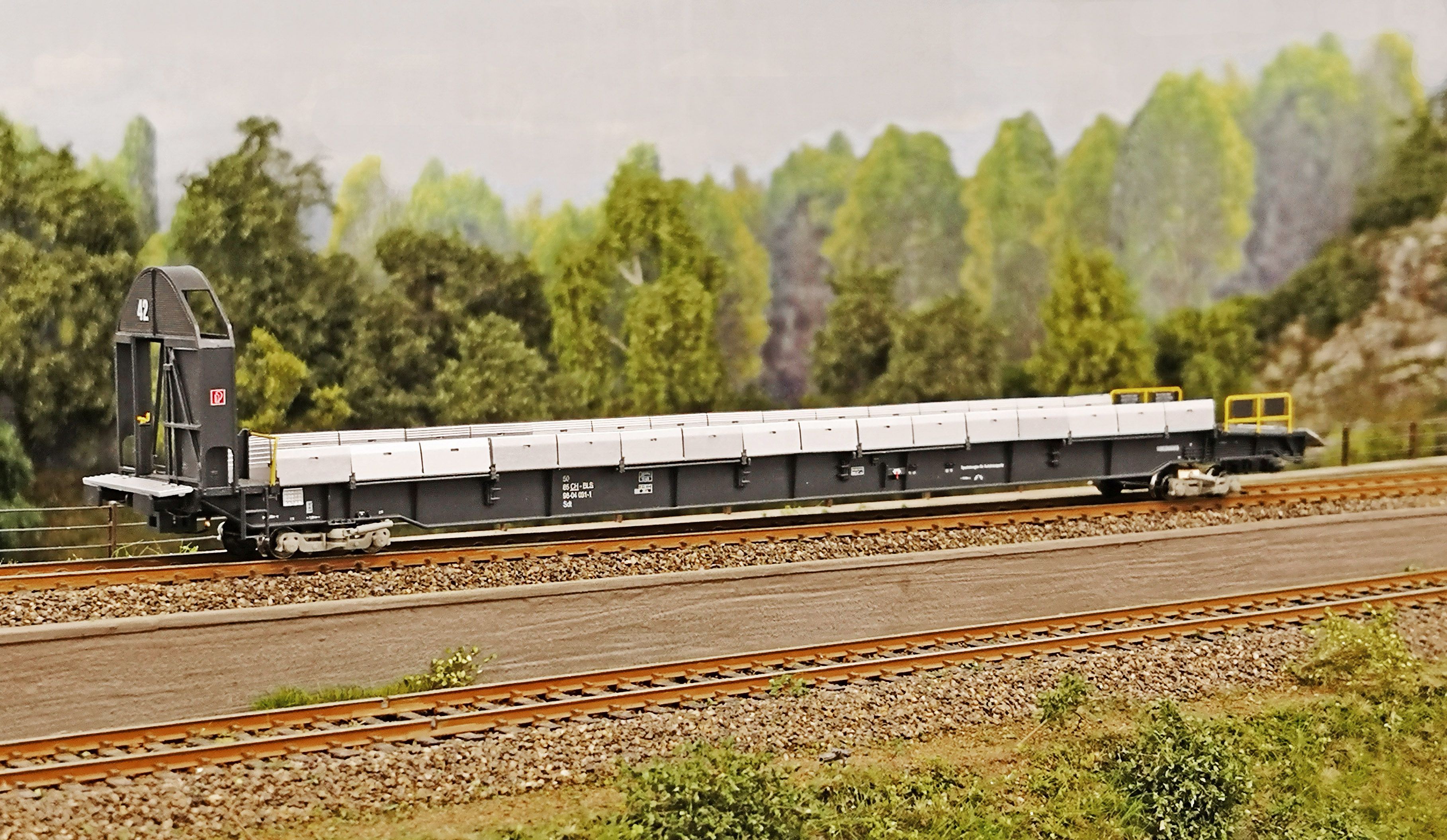 NME 538651 BLS Autotransport Auffahrwagen Ep.6 AC