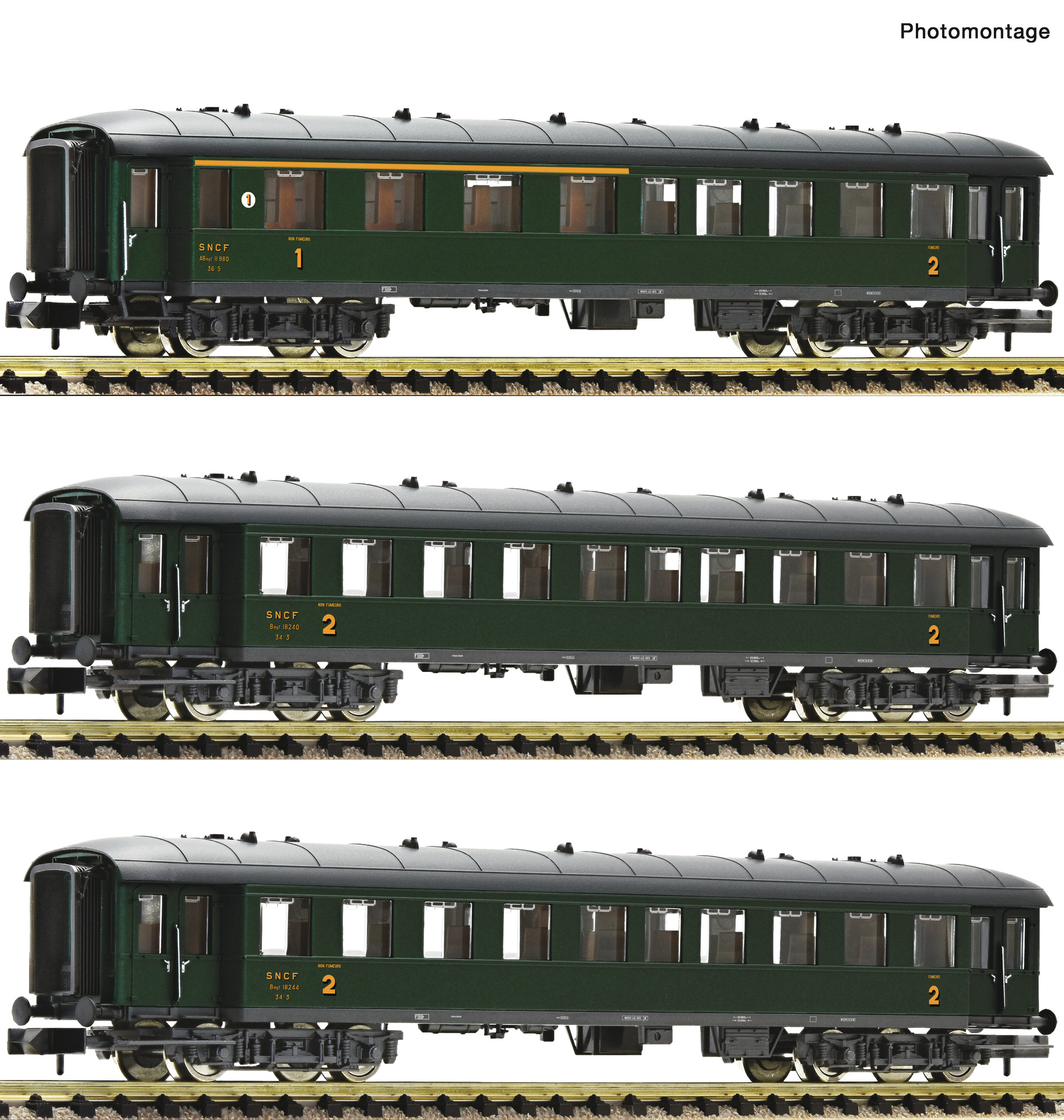 6260067 SNCF Eilzugwagen Set 3tlg. Ep.3