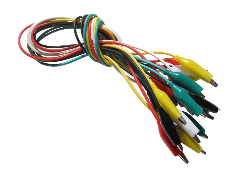 11151 Krokoklemmen Krokodilklemmen Messkabel
