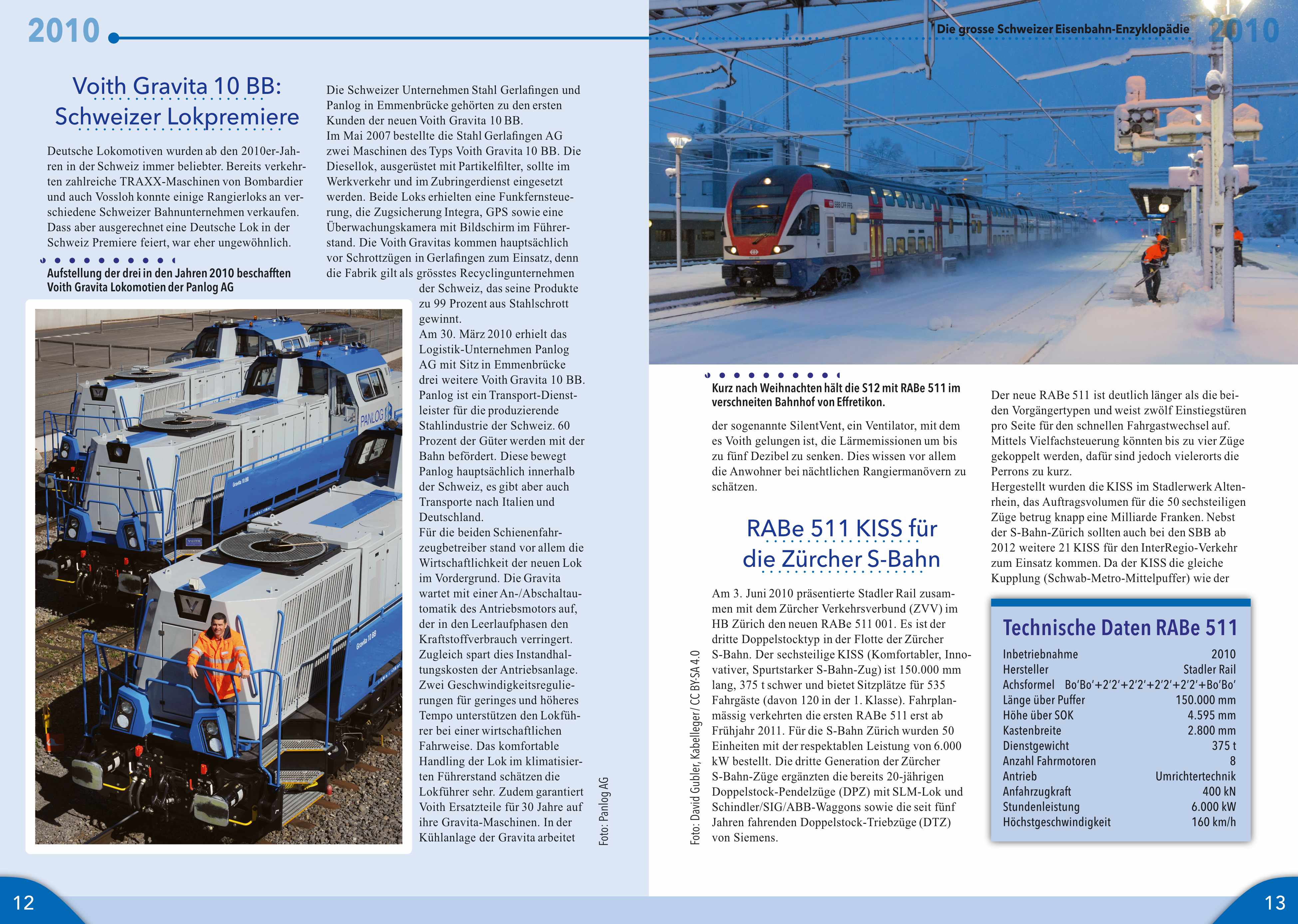 Edition Lan 936-3 Schweizer Bahnen 2010er-Jahre