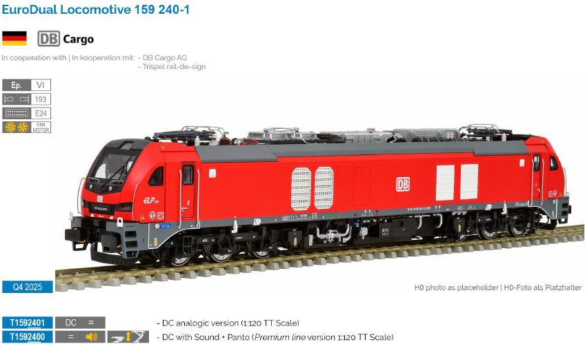 T1592400 DB Cargo Hybridlok BR 159 Ep.6
