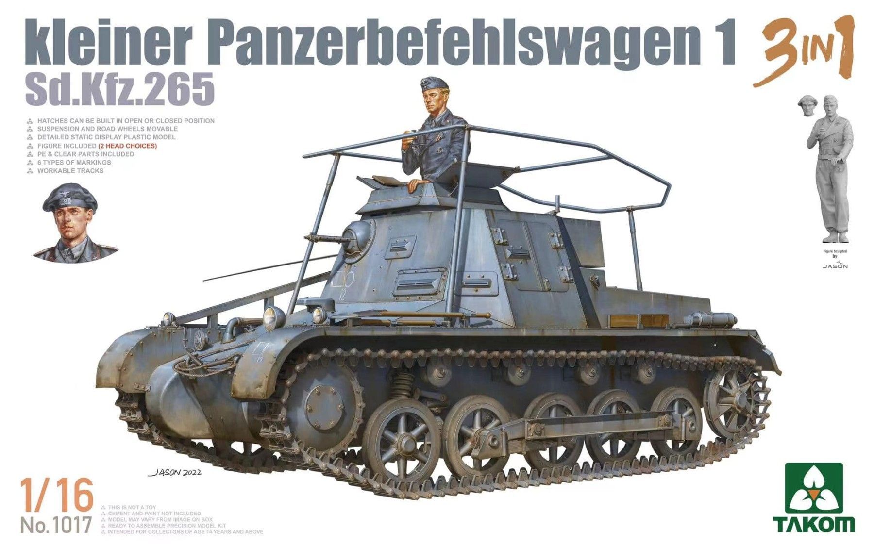 1017 Sd.Kfz.265 Kleiner Panzerbefehlswagen 1