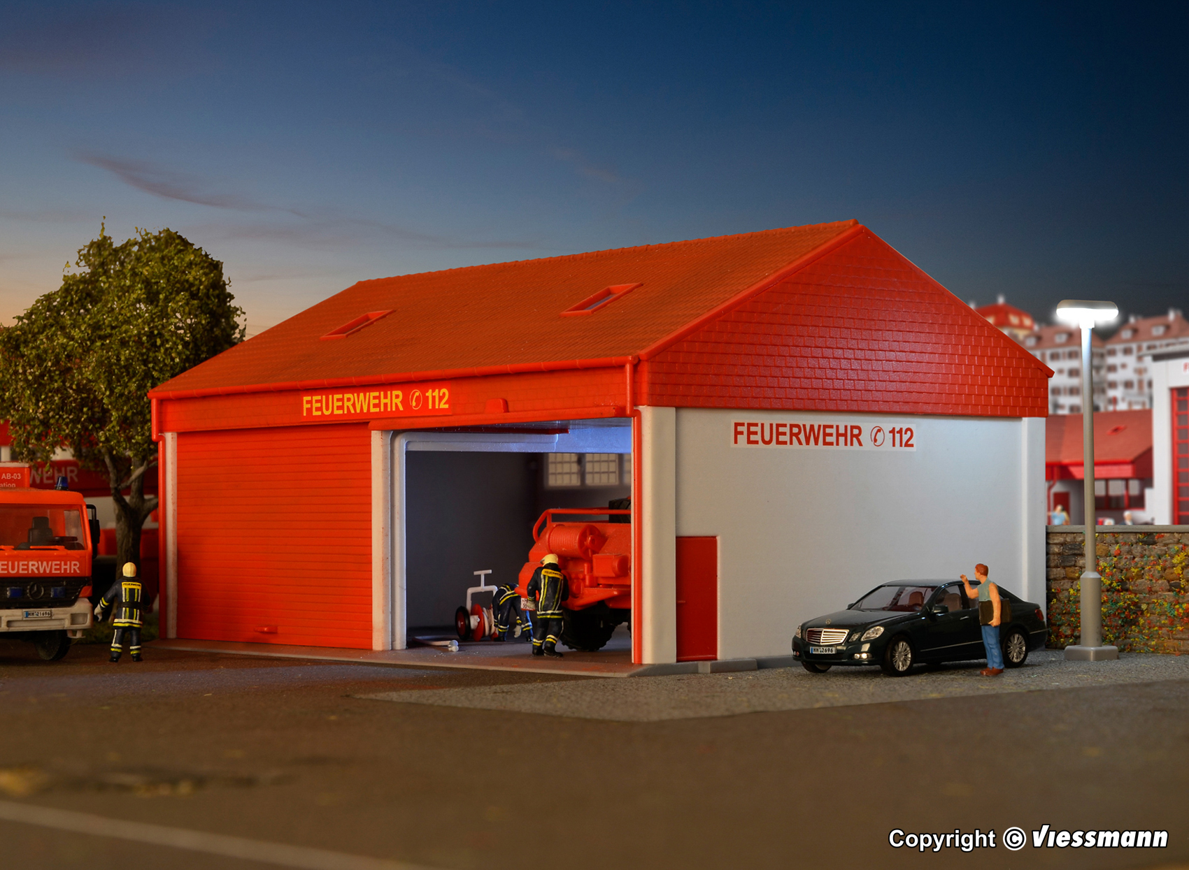 Kibri 38542 Kleine Feuerwehrgarage