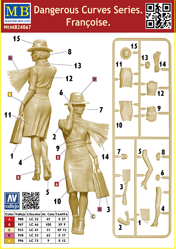 Master Box Ltd. MB24067 Dangerous Curves Series Francoise