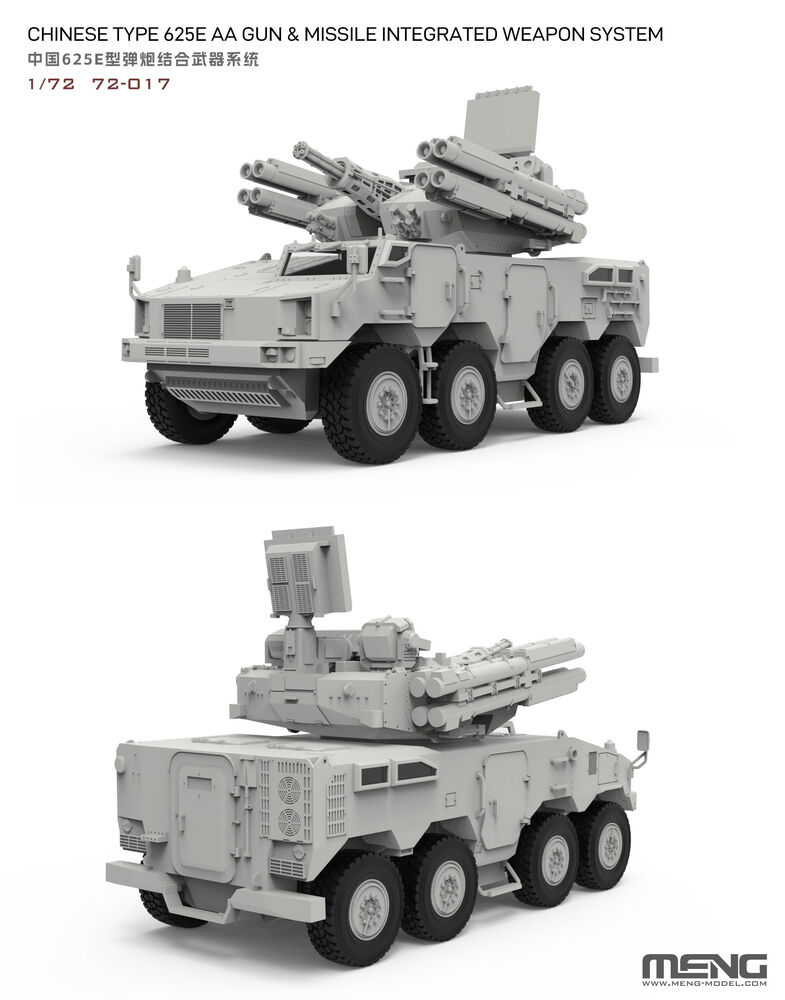 72-017 Chinese Type 625E AA Gun & Missile