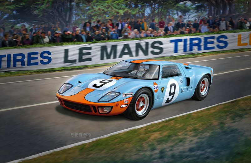 Revell 07696 Ford GT40 LeMans 1968