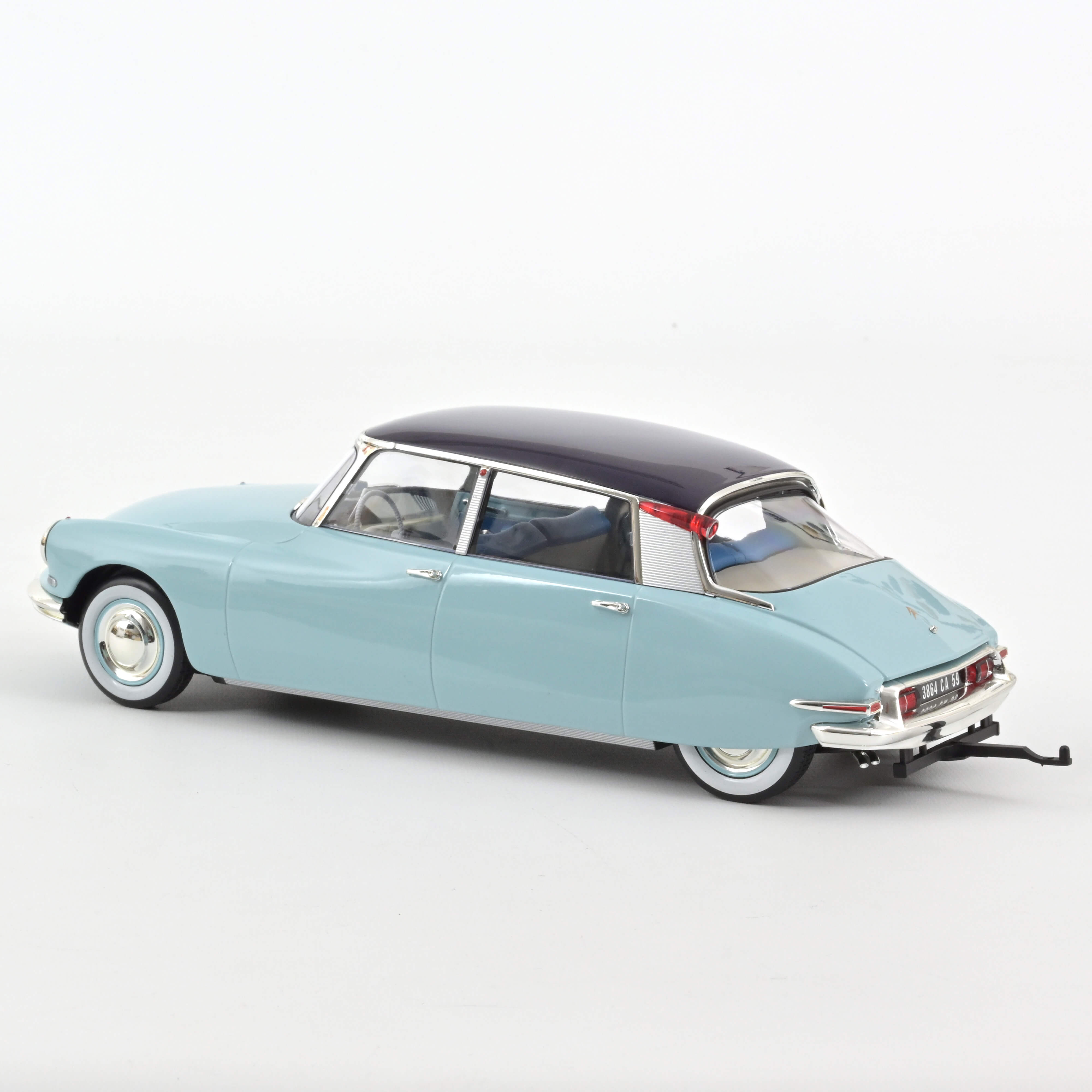 Norev 181760 Citroën DS19 mit Wohnwagen 1959