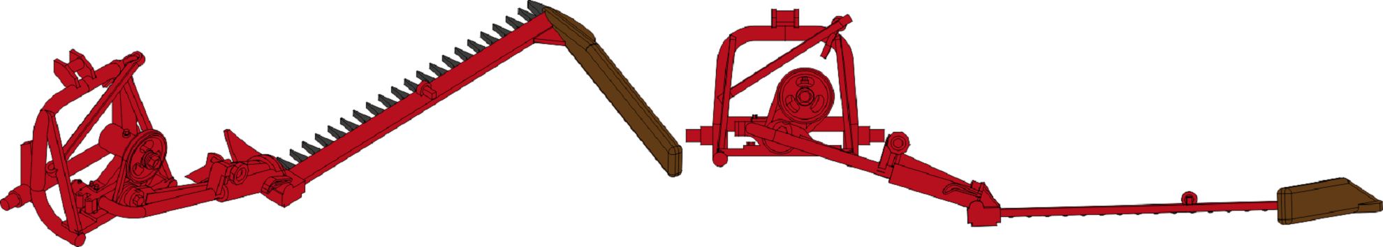 CB-184 Anbauteile: Pflug & Egge