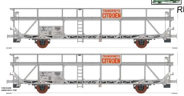 Makette 4431 SNCF Autotransportwagen-Set 2-tlg. Ep.3