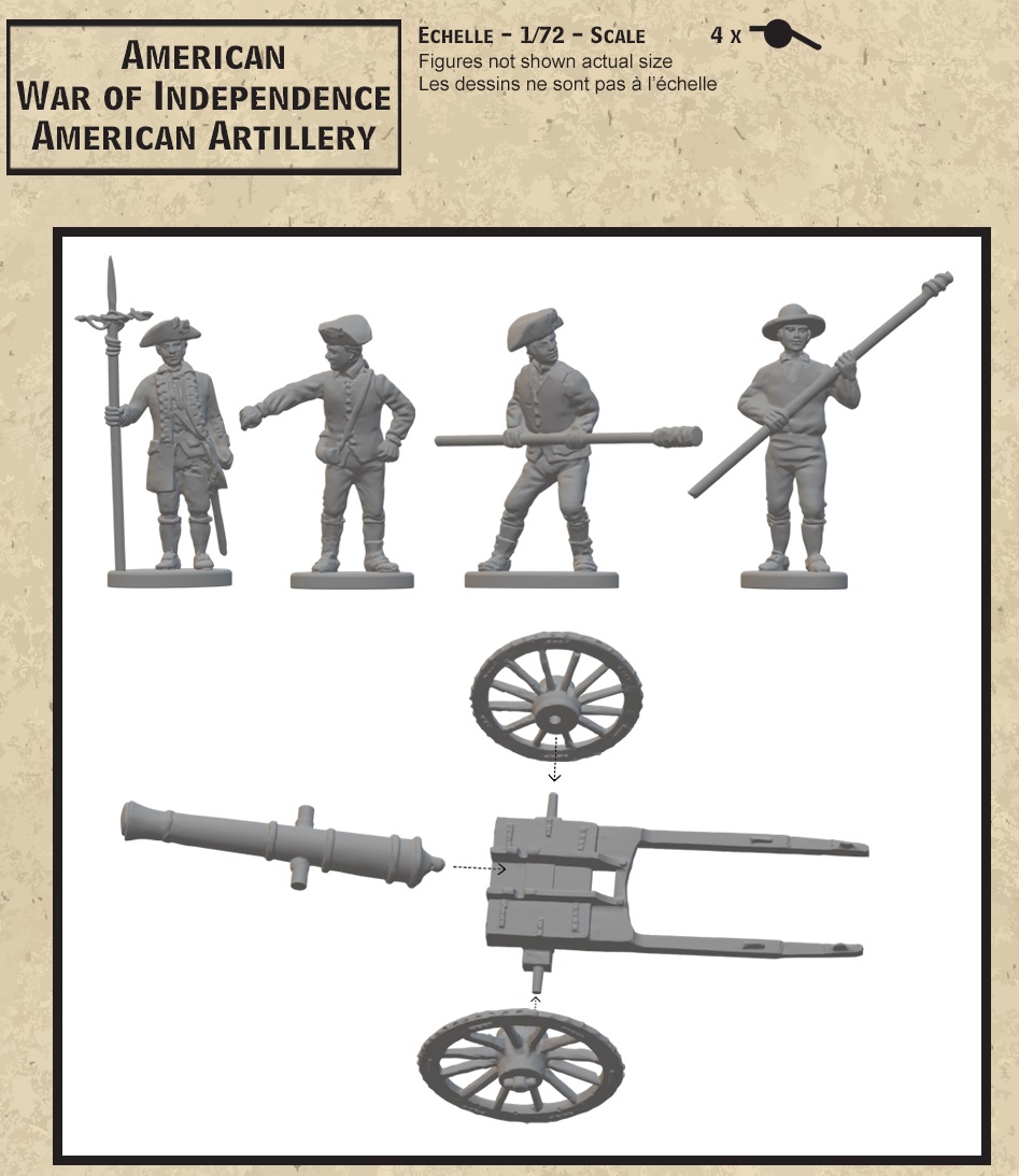 HäT - Hat Toy Soldiers 8344 Amerikanische Artillerie