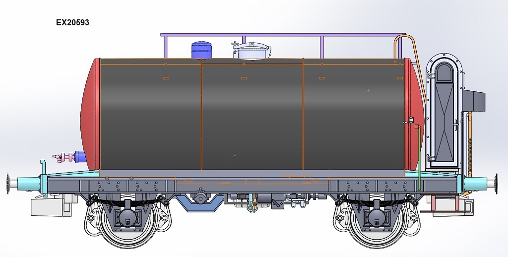 Exact-train 20593 DRG Kesselwagen Camouflage Ep.2
