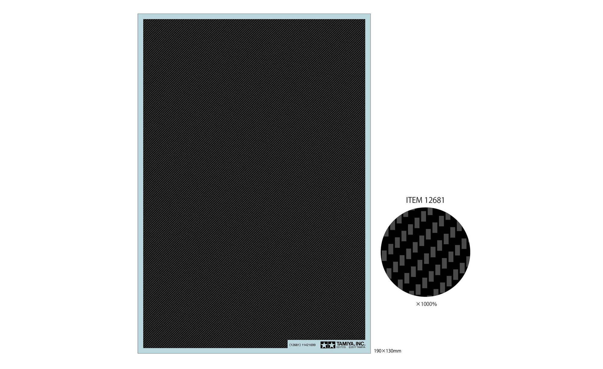 12681 1:6/1:12/1:24 Carbon Dekor Köper/Fein