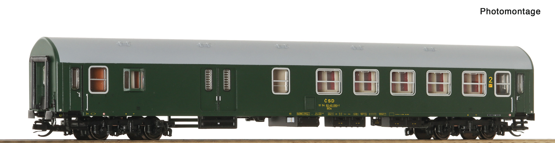 6280042 CSD Reisezugwg. YB70 BDa 2.Kl./Gep. Ep.4