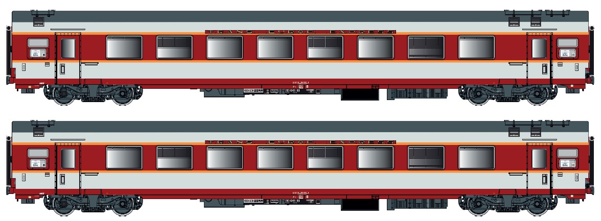 40078DC SNCF GC Personenwagen-Set A8u Ep.4