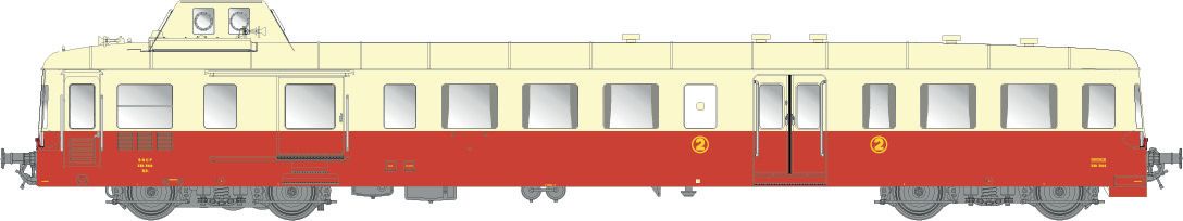Trains 160 16065 SNCF Triebwagen X3800 Ep.3b/4a
