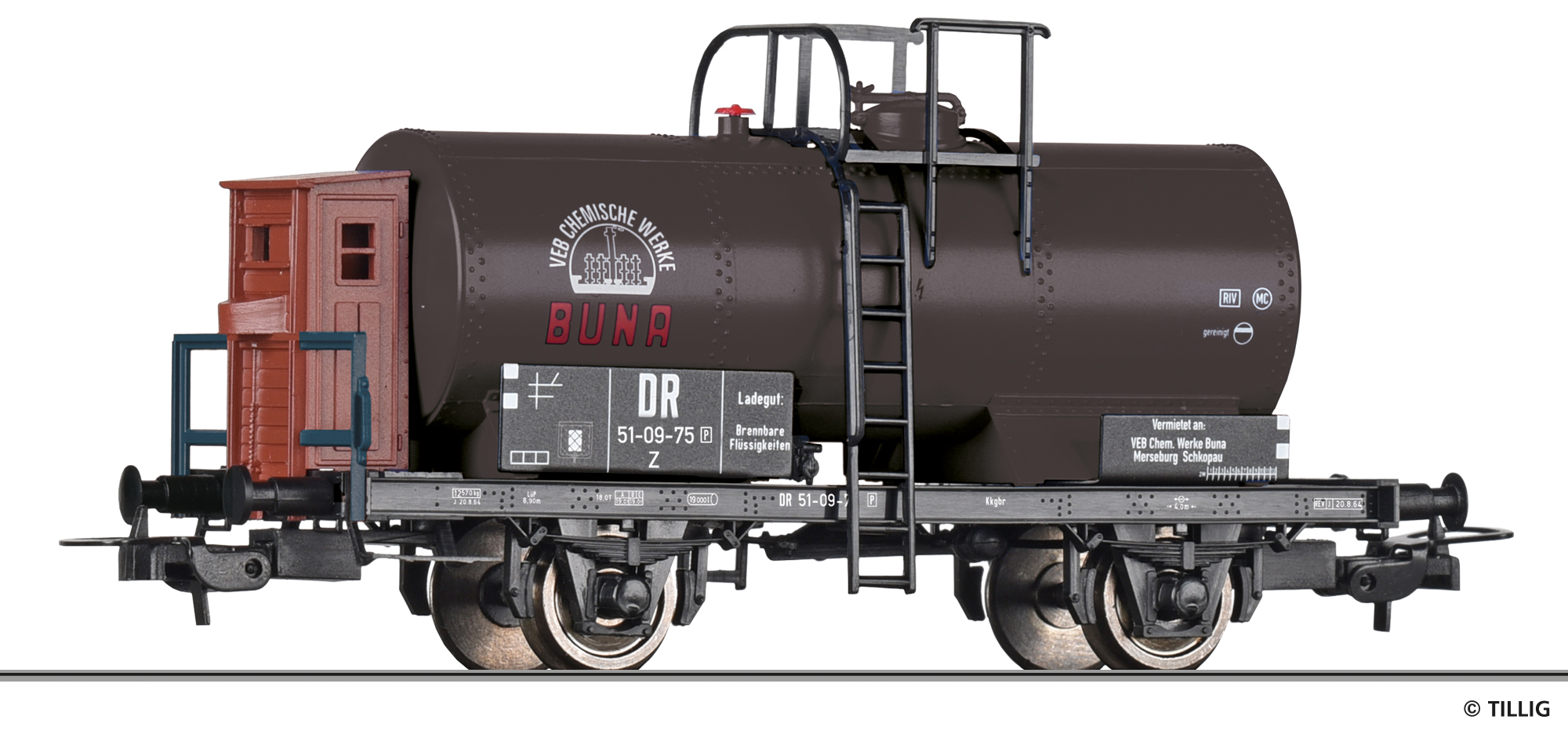 77077 Kesselwagen Chemische Werke Buna der DR