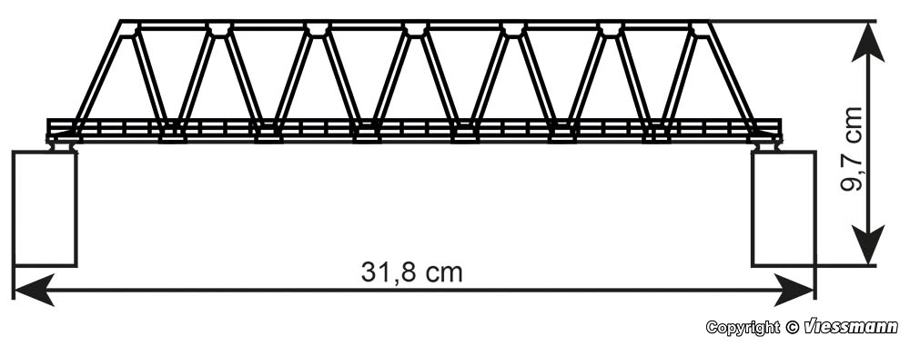 Kibri 37667 Murgtal- Brücke N/Z