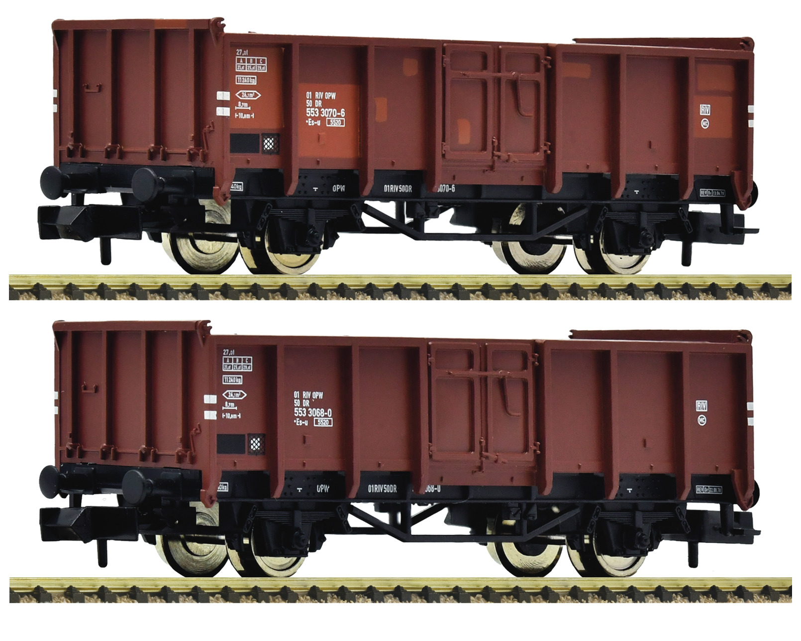 6660138 DR offene Güterwagen Es Set 2tlg. Ep.4
