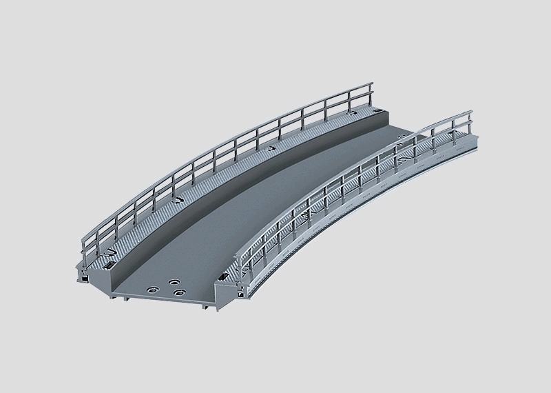 74613 Gebogenes Rampenstück r=360 mm 30°