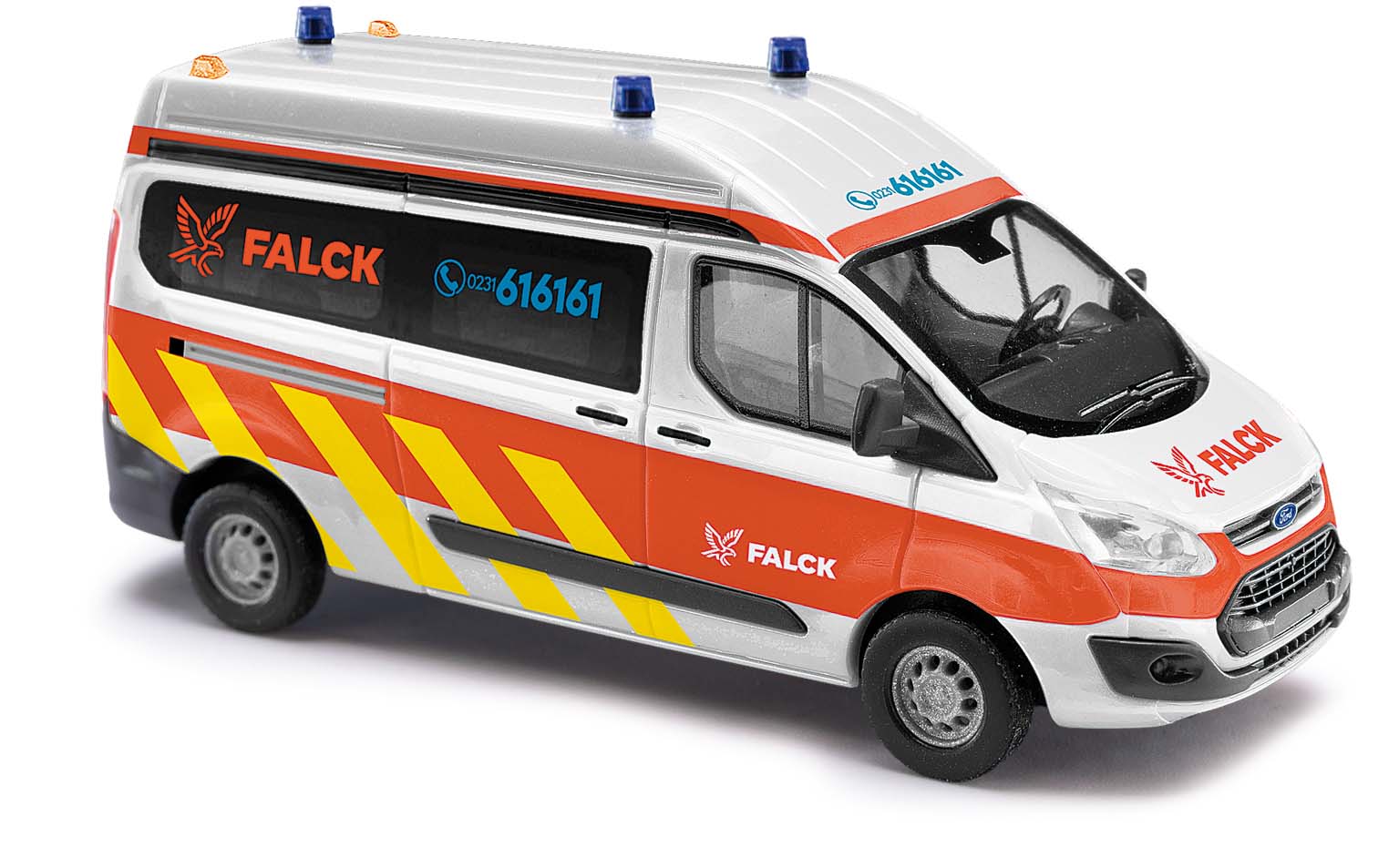 52515 Ford Transit Custom Bus HD Falck (DK)