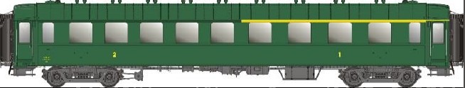 MW40214 SNCF Personenwagen-Set 2-tlg Ep.3c/d