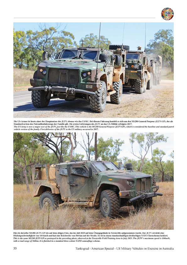 TG3048 US Military Vehicles on Exercise in Aust