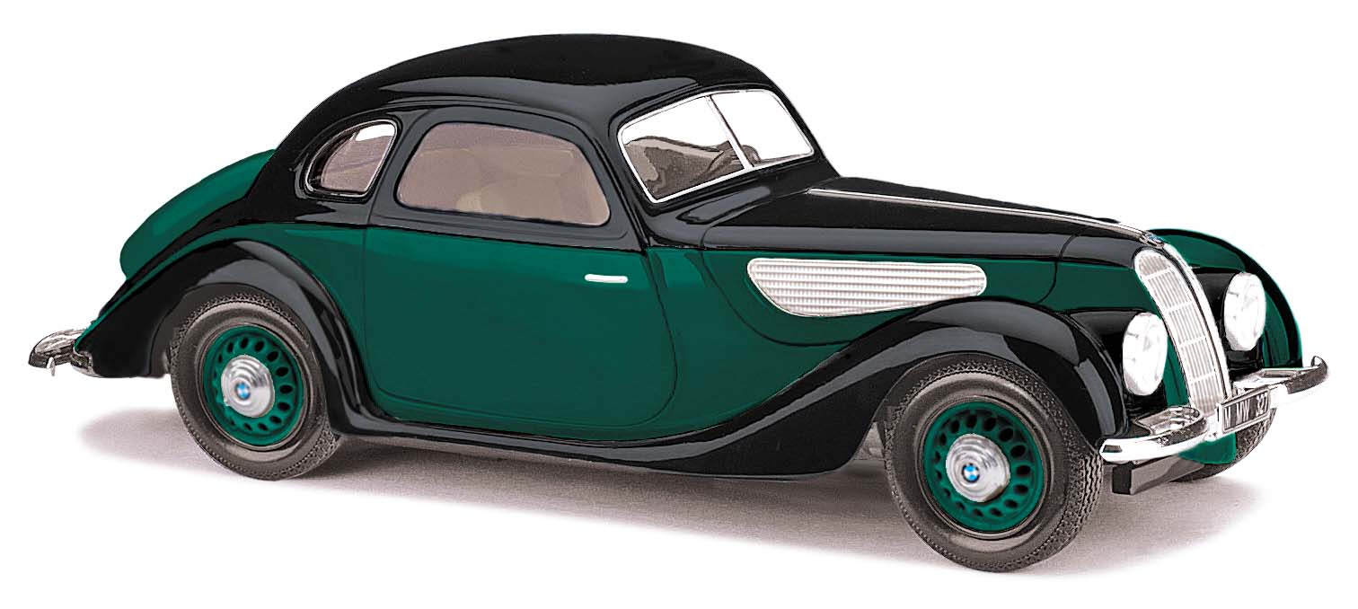 40206 BMW 327 Coupe dunkelgrün/schwarz