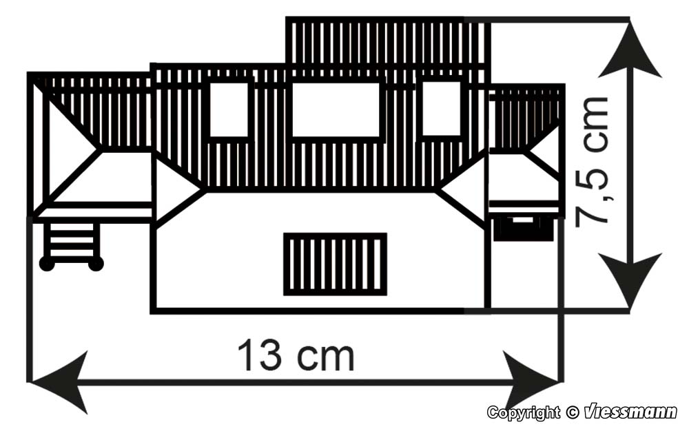 Kibri 37161 Postamt Munderkingen