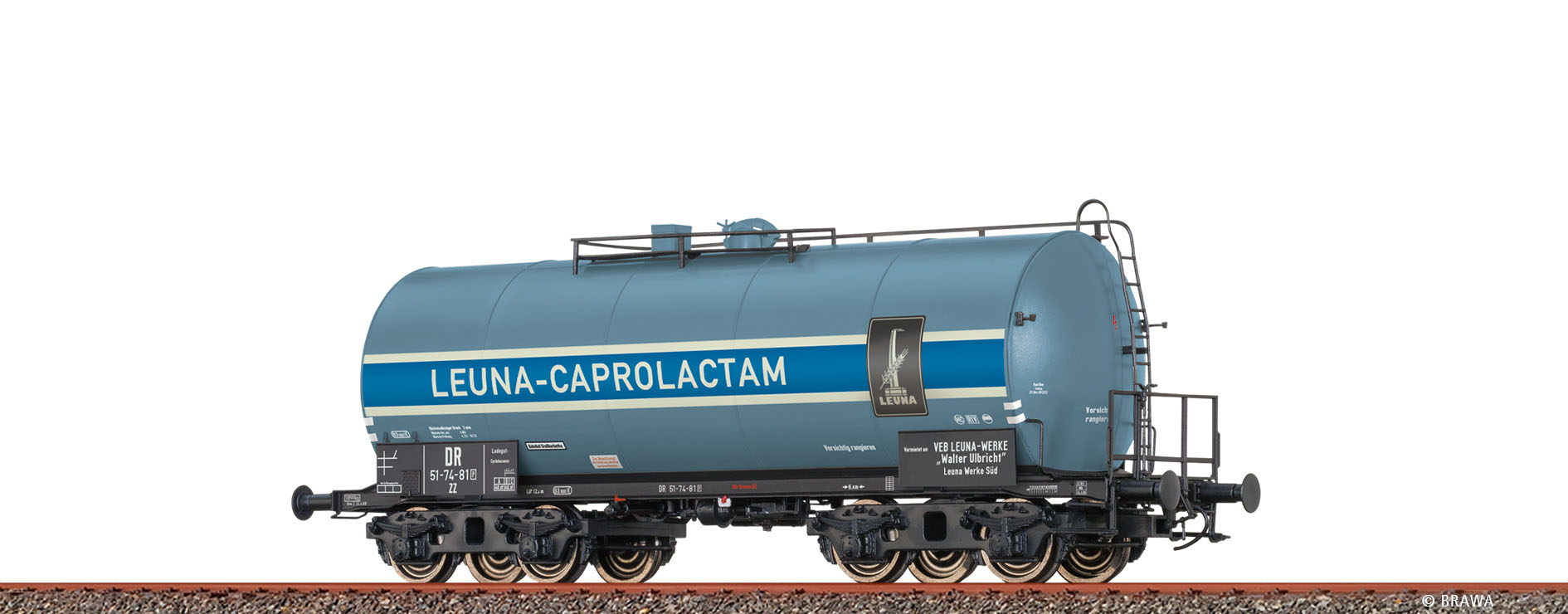Brawa 49634 DR Kesselwagen 4-achsig ZZ Ep.3